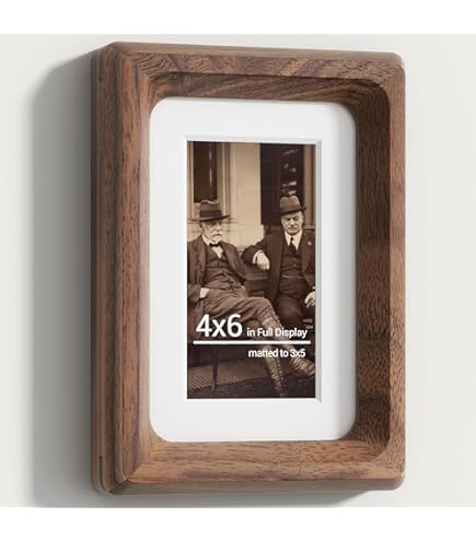 Marcosページ Mikasa Wood Gallery Wall Frame, 11x14 Matted to 4x6, 12x1